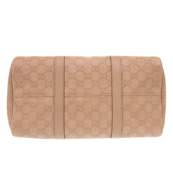 GUCCI Pink Leather Boston Bag - Picture 4 of 9